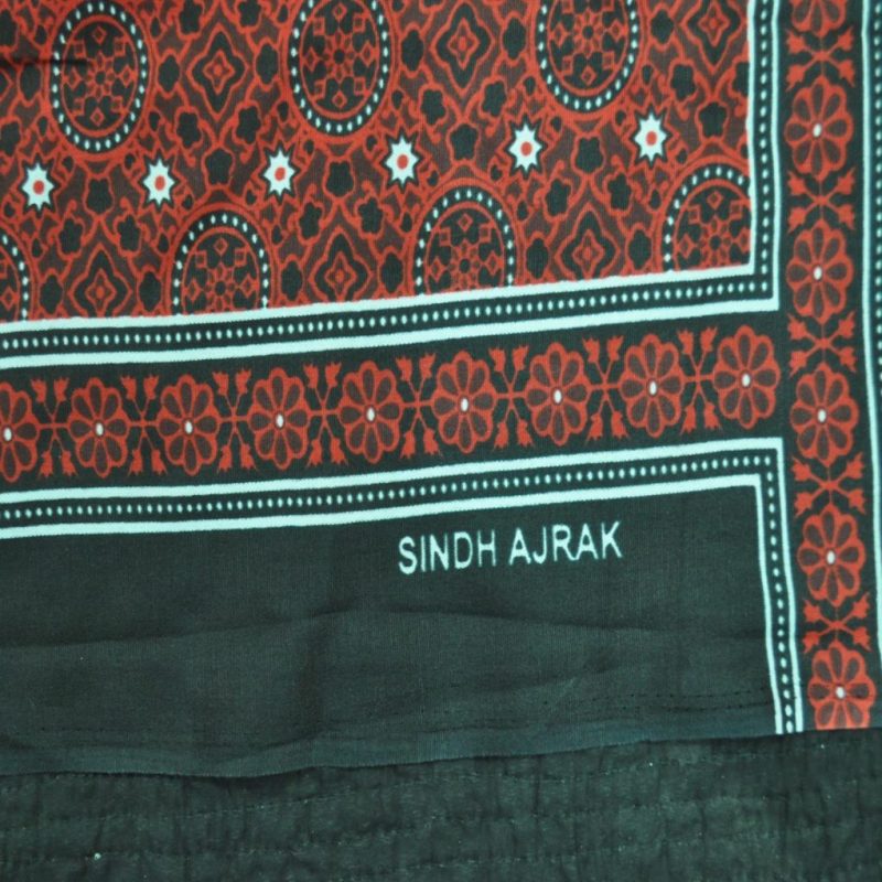 Ajrak – Printed Polyester Reshmi 005