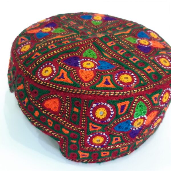 Handmade Sindhi Topi – Multiple Design – SQFT 00122 scaled