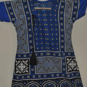 Ajrak Top For Baby Girl