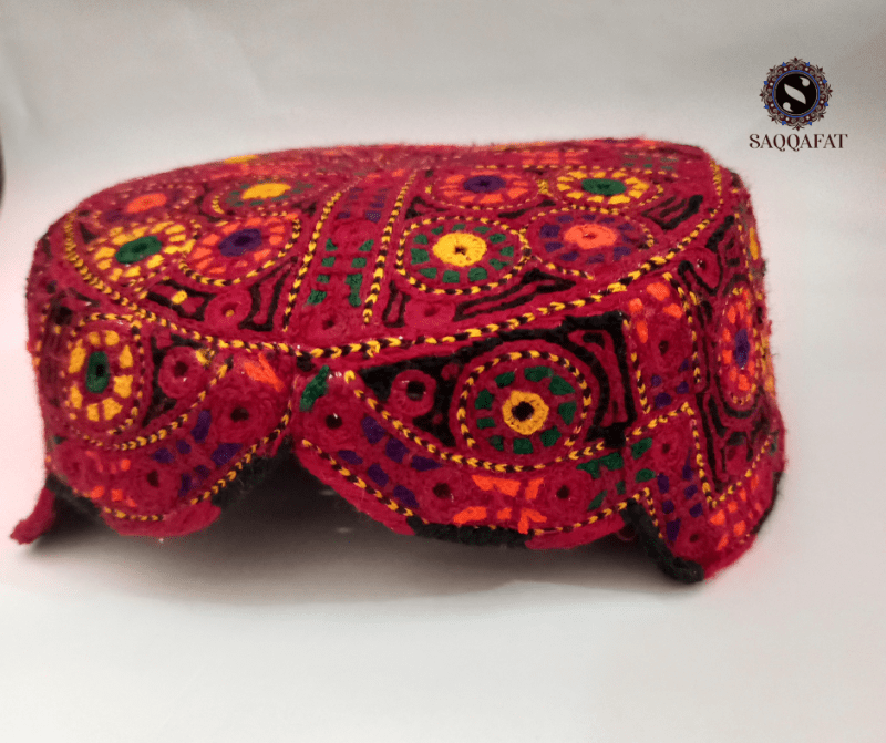 Balochi Bugti Topi Cap – MultiColor Design – SQFT 0017