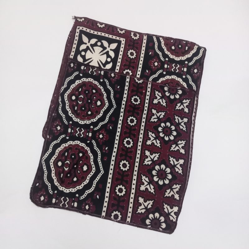 Sindhi Ajrak Pocket Square Pack Of Two3 scaled